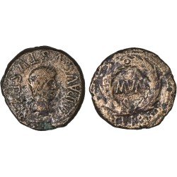 Moneda Imperio Romano As provincial Augusto 2 a.C. – 14 d.C.