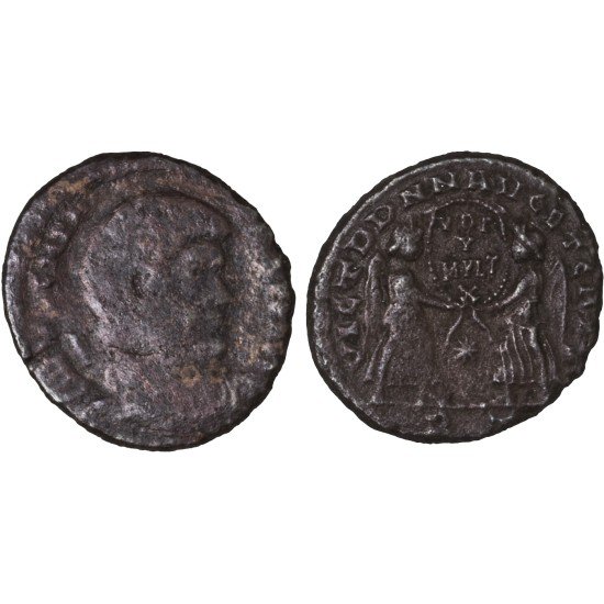 Moneda Imperio Romano Maiorina Magnencio 351-352 d.C.