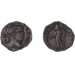 Moneda Imperio Romano ¼ de Follis Maximiano 305 d.C.