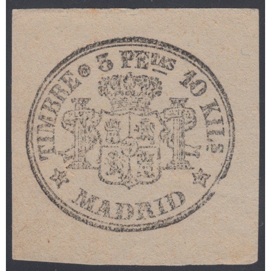 España Spain Timbres de Periódicos P.17 1871 Raro España Spain Timbres de Periódicos P.17 1871 Raro