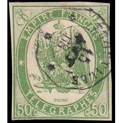 France Francia Telégrafos 2 1868 Usado
