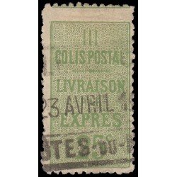 France Francia Paquete Postal 8 Litografía 1892 Usado