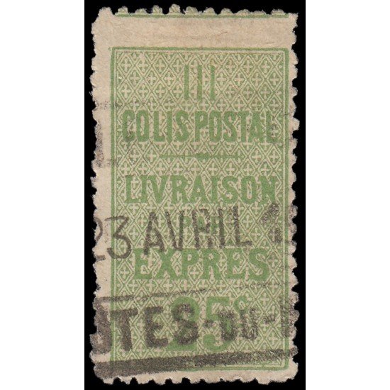 France Francia Paquete Postal 8 Litografía 1892 Usado