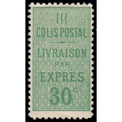 France Francia Paquete Postal 31 1919-23 Entrega urgente MH
