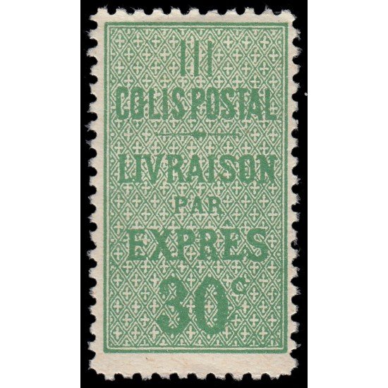 France Francia Paquete Postal 31 1919-23 Entrega urgente MH