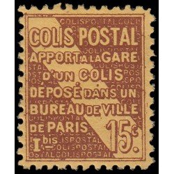 France Francia Paquete Postal 54 1926 Entrega en la estación MH