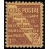 France Francia Paquete Postal 54 1926 Entrega en la estación MH