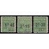 France Francia Paquete Postal 92/94 1928 Sellos de 1926 con nuevo valor en sobrecarga Entrega urgente MH
