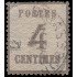 France Francia Alsacia-Lorena 3 1870 Tipografía Usado