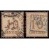 France Francia Alsacia-Lorena 5/5a 1870 Tipografía Usados