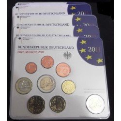 Alemania 2011 Cartera Oficial Euros € (5 cecas) Alemania 2011 Cartera Oficial Euros € (5 cecas)