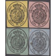 España Spain 35/38 1855 Coat Escudo de España MH España Spain 35/38 1855 Coat Escudo de España MH