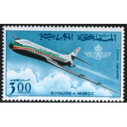 TRA2/S Marruecos  Morocco  A 115 1966 Compañía Royal Air Maroc Avión Caravelle Lujo