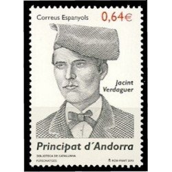 Andorra Española 373  2010 Jacint Verdaguer MNH 