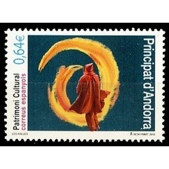 Andorra Española 376 2010 Patrimonio Cultural Les Falles MNH Andorra Española 376 2010 Patrimonio Cultural Les Falles MNH