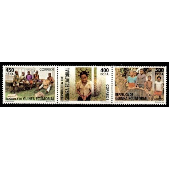 Guinea Ecuatorial 401/03 2008 El niño africano MNH