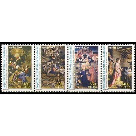 Guinea Ecuatorial 426/29 2009 Navidad MNH