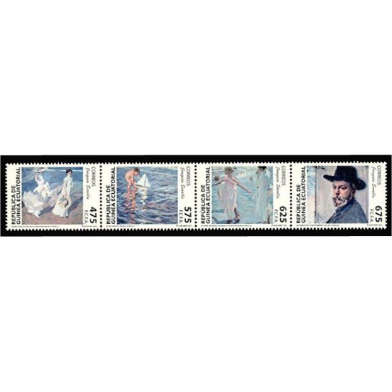 Guinea Ecuatorial 430/33 2010 Joaquín Sorolla MNH