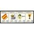 Guinea Ecuatorial 438/41 2010 FIFA Copa Mundial Sudáfrica 2010 MNH