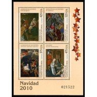 Guinea Ecuatorial 442 2010 Navidad 2010 HB MNH Guinea Ecuatorial 442 2010 Navidad 2010 HB MNH