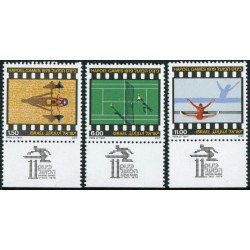 DEP7/S Israel 735/37 1979 11º Juegos de Hapoel Deportes Lujo DEP7/S Israel 735/37 1979 11º Juegos de Hapoel Deportes Lujo
