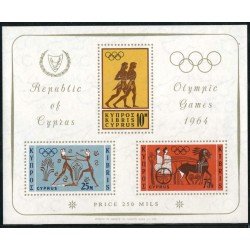 DEP!/S Chipre Cyprus  HB 2  1964  JJOO de Tokyo Deportes Lujo