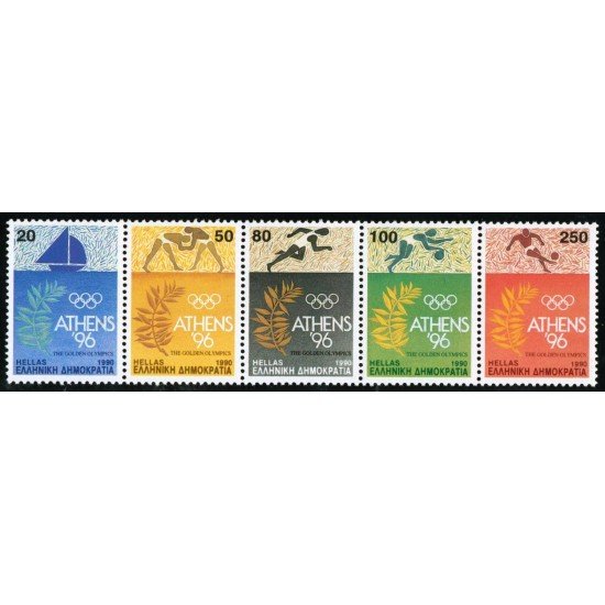 DEP4/S Grecia Greece Nº 1735/39 1996 JJOO de verano Athenas DEP4/S Grecia Greece Nº 1735/39 1996 JJOO de verano Athenas
