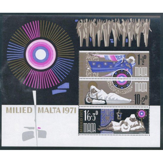 REL/S Malta  HB 1 1971  Navidad Angeles Milied