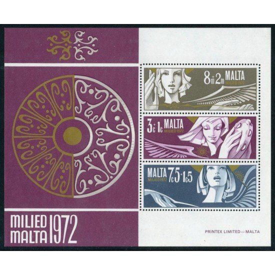 REL/S Malta HB 2 1972 Navidad Ángeles Milied REL/S Malta HB 2 1972 Navidad Ángeles Milied