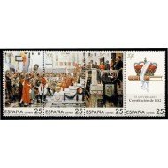 España Spain 2887/90 1987 Aniversario de la Constitución de 1812 MNH España Spain 2887/90 1987 Aniversario de la Constitución de 1812 MNH