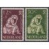 Holanda  Netherlands 717/18 1960 Año mundial del refugiado Usados 