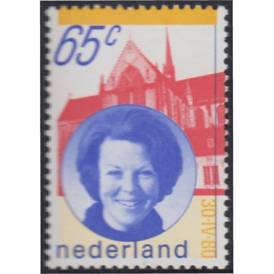 Holanda  Netherlands 1145 1981 Coronación de la reina Beatriz MNH