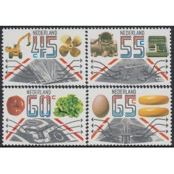 Holanda Netherlands 1159/62 1981 Exportaciones industriales y agrícolas MNH Holanda Netherlands 1159/62 1981 Exportaciones industriales y agrícolas MNH