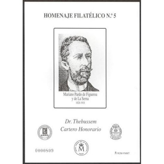 España Spain Homenaje Filatélico 5 2009 Dr. Thebussem
