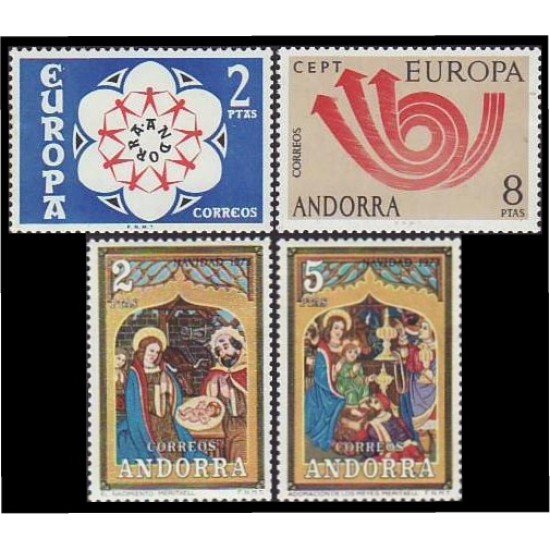 Andorra española Año completo Year complete 1973 Andorra española Año completo Year complete 1973