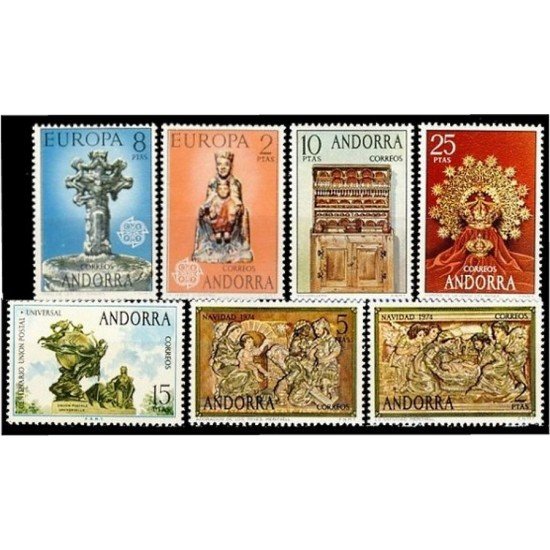 Andorra española Año completo Year complete 1974