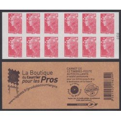 France Francia Carnets 4197-C8 2009 Serie Marianne de Beaujard Carnet 12 sellos del nº 4197 Arroba en reverso Autiadhesivo Lujo France Francia Carnets 4197-C8 2009 Serie Marianne de Beaujard Carnet 12 sellos del nº 4197 Arroba en reverso Autiadhesivo Lujo