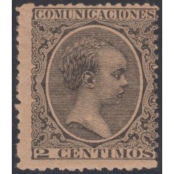 España Spain 214 1889 - 1901 Alfonso XIII Pelón  MH España Spain 214 1889 - 1901 Alfonso XIII Pelón  MH