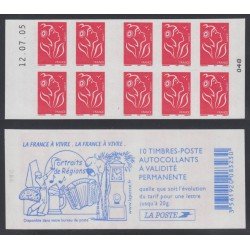 France Francia Carnets 3744-C6 Serie Marianne de Lamouche Carnet 10 sellos nº 3744 (tipo II) Regiones Torre, casa, bicicleta... en reverso Autoadhesivo MNH France Francia Carnets 3744-C6 Serie Marianne de Lamouche Carnet 10 sellos nº 3744 (tipo II) Regiones Torre, casa, bicicleta... en reverso Autoadhesivo MNH