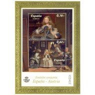 España Spain HB Emisión Conjunta 2009 España-Austria Pintura Las Meninas MNH España Spain HB Emisión Conjunta 2009 España-Austria Pintura Las Meninas MNH
