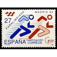 España Spain 3220 1992 Paralimpiada Madrid 92 MNH España Spain 3220 1992 Paralimpiada Madrid 92 MNH