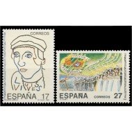 España Spain 3224/25 1992 Efemérides MNH España Spain 3224/25 1992 Efemérides MNH