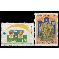 España Spain 3273/74 1993 Navidad MNH España Spain 3273/74 1993 Navidad MNH