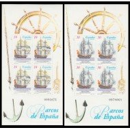 España Spain 3352/53 1995 Barcos de época MNH España Spain 3352/53 1995 Barcos de época MNH