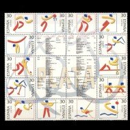 España Spain 3364/77 1995 Deportes Olímpicos de plata MNH España Spain 3364/77 1995 Deportes Olímpicos de plata MNH