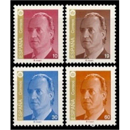 España Spain 3378/81 1995 SM Don Juan Carlos MNH España Spain 3378/81 1995 SM Don Juan Carlos MNH