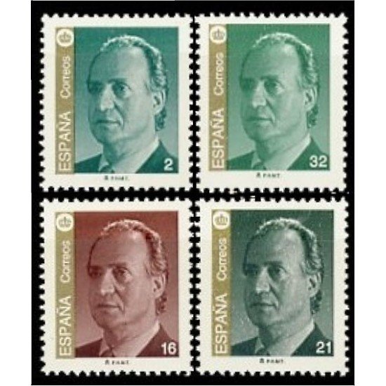 España Spain 3465/68 1997 Don  Juan Carlos I MNH