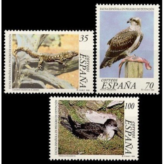 España Spain 3614/16 1999 Fauna española en peligro de extinción MNH España Spain 3614/16 1999 Fauna española en peligro de extinción MNH