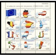 España Spain 3632/43 1999 Países del Euro MNH España Spain 3632/43 1999 Países del Euro MNH