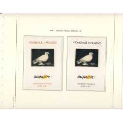 España Spain Hojitas Recuerdo 67/68 1978 FNMT Homenaje a Picasso Barnafil 78
